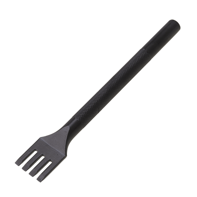Griffe à frapper pour lacet de 2 mm - 4 points droits