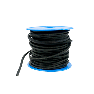 Lacet cuir carré végétal – Image 3