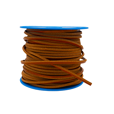 Lacet cuir carré végétal – Image 2